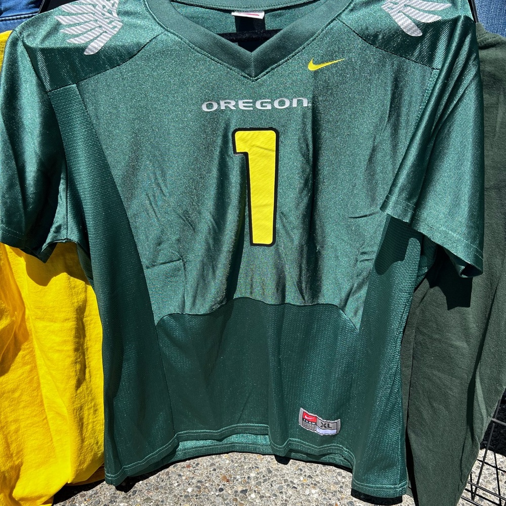 Oregon Ducks Green Jersey, Nike Team WXL